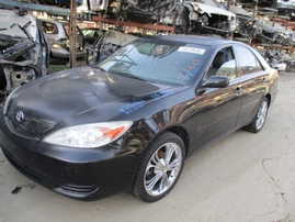 2003 TOYOTA CAMRY LE BLACK 2.4L AT Z16261